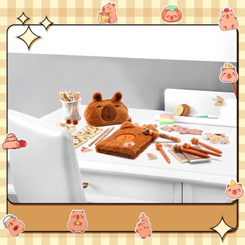 Cadeau papeterie Capybara lot kawaii complet pour récompense scolaire