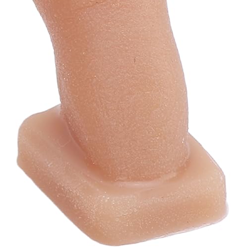 Dedos Elásticos para Prática de Manicure de Silicone Com Textura de Pele Real, Treinamento de Nail A