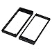 Lovermusic Set of 2 Flat Neck Bridge Pickup Frame 7 String Guitar 7 * 9 for Bridge Pickup and Flat Bottom 5 * 7 for Neck Black
