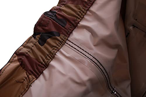 Ultimate Camo Waadpak - Maat 44 - Waterdicht Nylon pak met PVC laarzen - Camouflage Print - Image 5