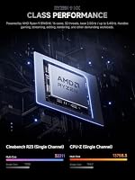 MINIS FORUM Mini PC 895D7, AMD Ryzen 9 8945HX 16C/32T Prozessor bis zu 5,4GHz mit AMD Radeon 610M Gaming PC, 32 GB Und 1 TB, Videoausgabe HDMI/DP1.4/USB-C, 2,5G RJ45 LAN, Wi-Fi7, BT5.4, PCIe 5.0x16 – Ansicht 3