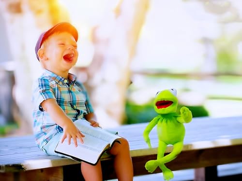 Yiyo YY012 16 Inch Kermit The Frog Plush Doll,Soft Kermit The Frog Stuffed Plush.Green Color. thumb #4
