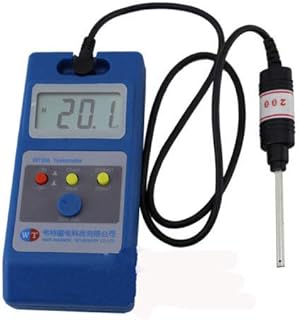 WT-10A Gaussmeter Tesla Meter Fluxmeter Surface Magnetic Field Tester with Ns Function with Metal Probe