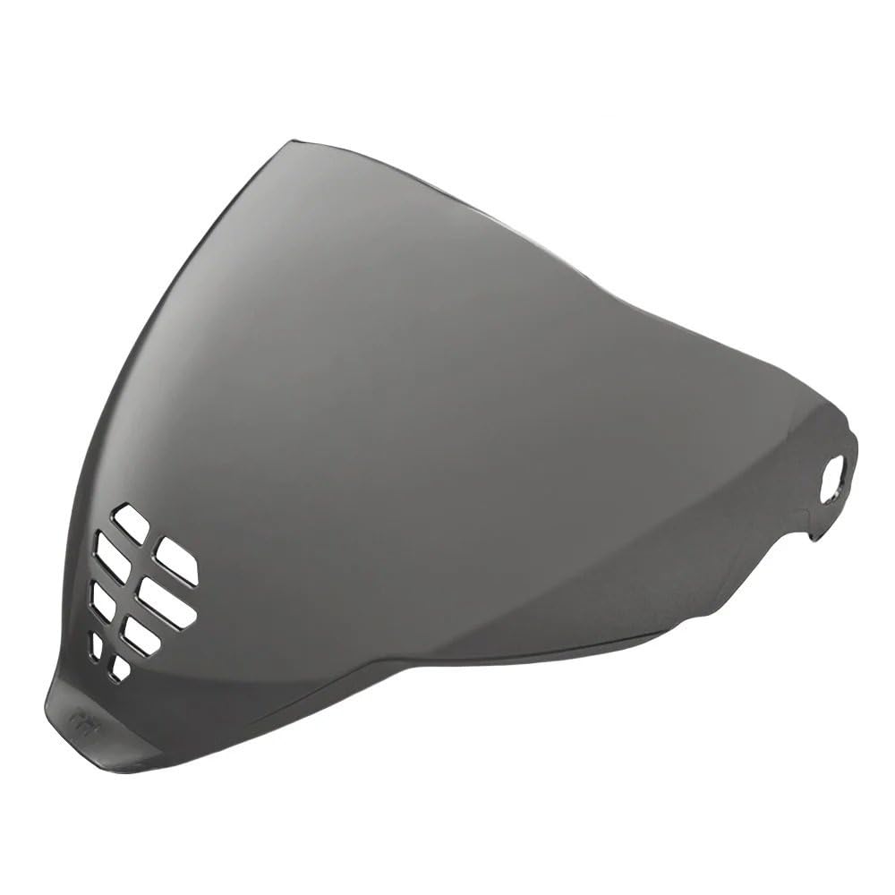 Generisch IC-06 Helm Schild for ICON Airflite IC06 Visier Windschutzscheibe Sonnenschutzdach Viseira Capacete Moto Cascos Motorrad Zubehör(Light Black)
