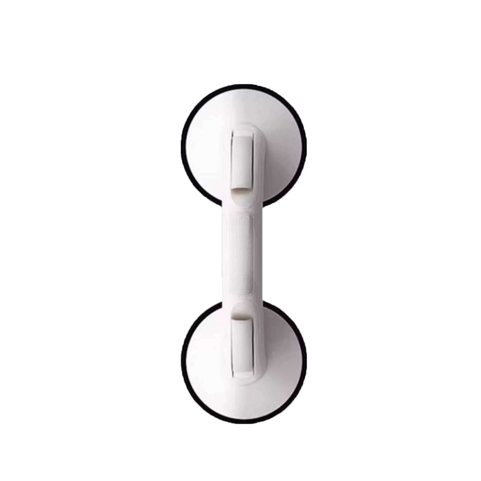 Barras de agarre con ventosa, diseñadas for bañeras y duchas, agarraderas de seguridad for baños, no requiere perforación, desmontables(White)