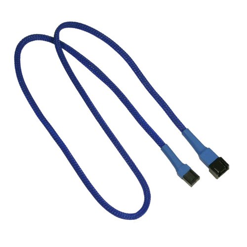 Nanoxia kabel interfejsowy 3-pin Molex adapter niebieski