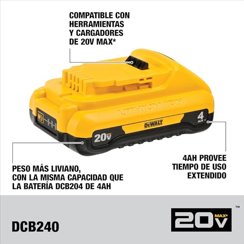 Dewalt DCB240-2 20V Max 4 Ah Lithium Ion Battery 2-Pack thumb #5