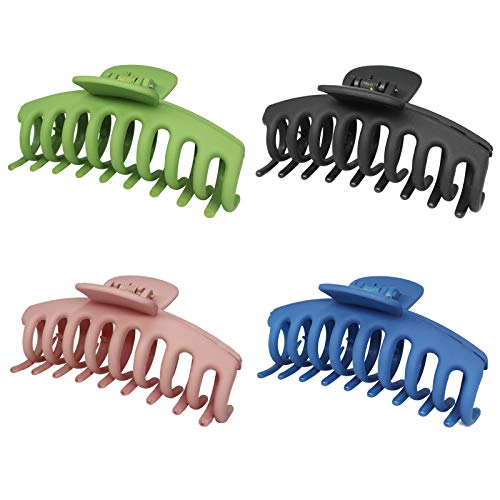 Big Hair Claw Clips 4.3 inch Large Hair Clips Nonslip Large Claw Hair Clips Jaw for Women Girls Thick Hair