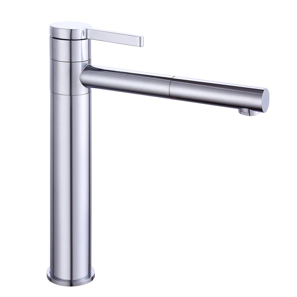 Robinet de salle de bain haut de gamme avec mitigeur de lavabo rotatif 360°