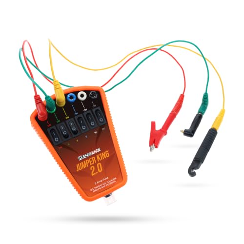 Supco Tradefox Jumper King 2.0 | HVAC Thermostat Bypass Tool & Low Voltage Short Finder