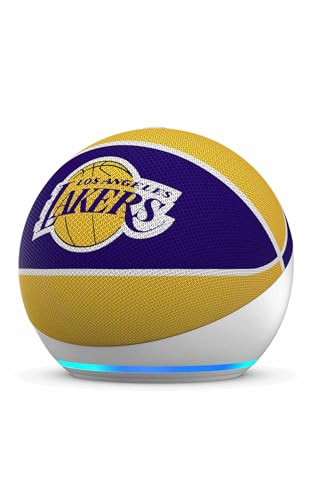 Image of Amazon Echo Dot (newest model) | Officially Licensed NBA Limited-Edition | Los Angeles Lakers