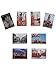 8 einzigartige Kühlschrankmagnete mit britischem Bild, Sammlerstück, Souvenir, entworfen in Großbritannien, 55 x 80 mm, 3 mm dick, 8 Stück