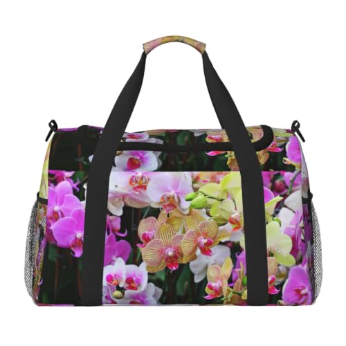 Bolsa de viaje Orchids para fin de semana: tu aliada plegable e impermeable en la playa o piscina