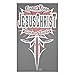 CafePress Autocollant rectangulaire pour pare-chocs Motif Jésus-Christ