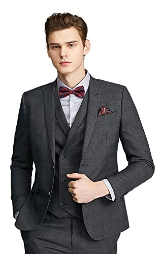 Image of AUSKY 8 PACKS Elegant Adjustable Pre-tied Bow Ties for Men Boys (1&4&5&6&8 Pack for option)