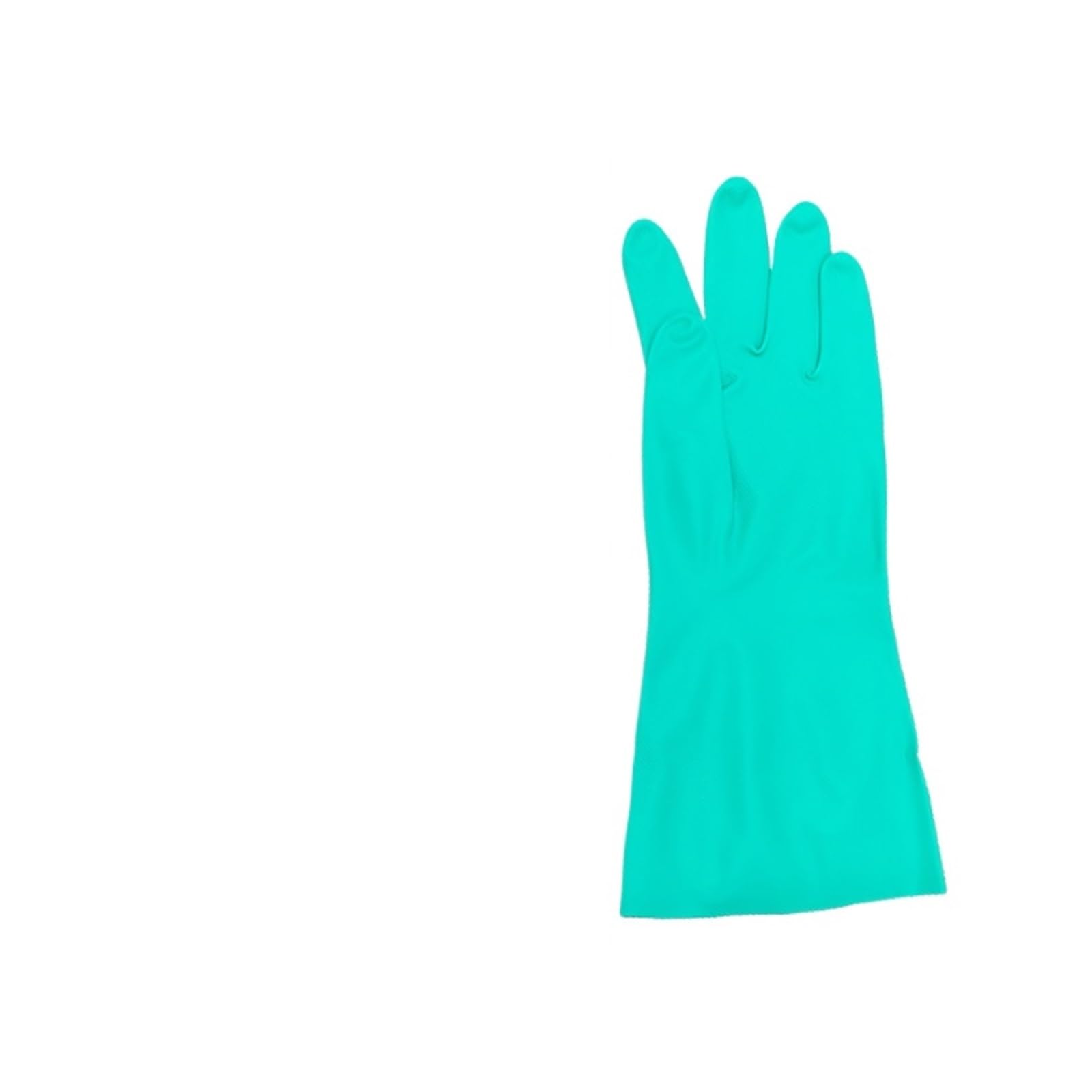 Rubber Gloves 2 pares de guantes for tareas domésticas, resistentes, negros, reutilizables, nitrilo, PVC, antiestáticos, for jardinería y a prueba aceite para todo tipo de tareas de limpieza(Green,S)