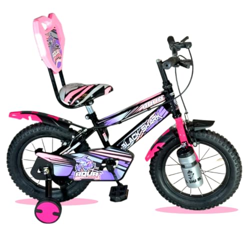 Image of BLACK SHARK Aqua Bikes for Kids Bike Brake | Bicycle for Boys & Girls | Frame | 90% Pre-Assembled |