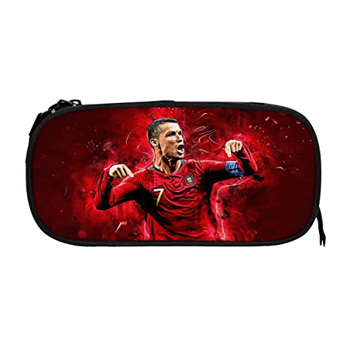 HYVET Sgabyqyjwjgyv Fjxpzzltkk Large Capacity Pencil Case Trousses Zipper Makeup Bags Storage Stationery Bag Student Office Supplies Cases Color-0010