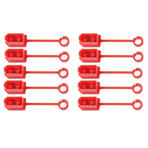 Funda protectora aislada contra polvo en terminal de enchufe XT60 pack rojo de 10 unidades