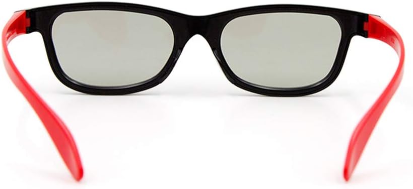 Generic G66 Passive 3D Glasses, Polarized Lenses, Black, Cinema, Movie Enthusiasts, Frequent Cinema Goers, Unisex, All Ages