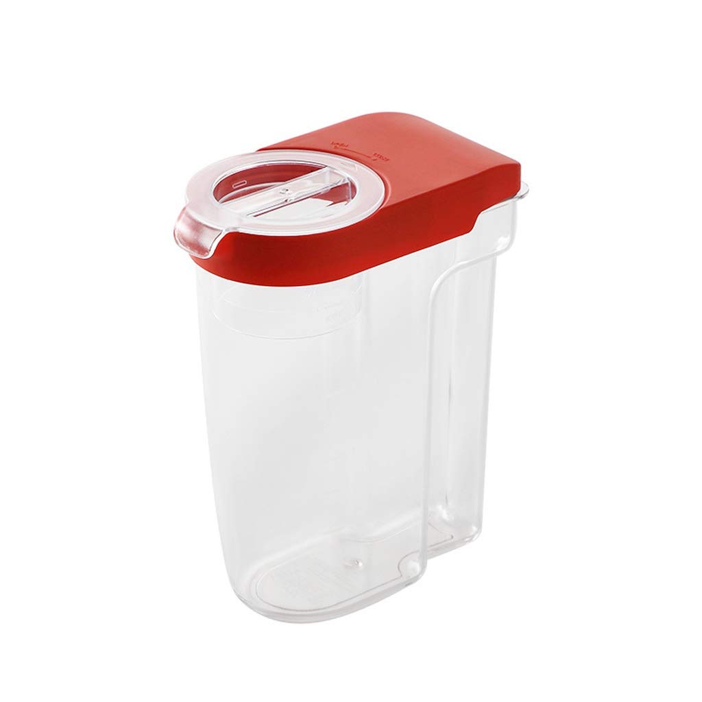 Botes para Alimentos Contenedor de almacenamiento de cereales de arroz cubierta Escala de cocina recipiente de almacenamiento for mascotas Organización almacenamiento de grano de arroz Botes Hermético