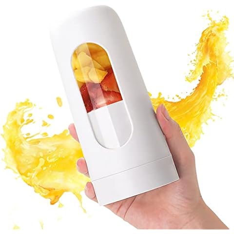 Blend To Go Portable Blender, Personal Blender Smoothie Maker, 10 oz Fresh Juice Blender with Rechargeable USB, Blender Bottle for shakes and smoothies, Juicer for Sports, Travel, White Cover