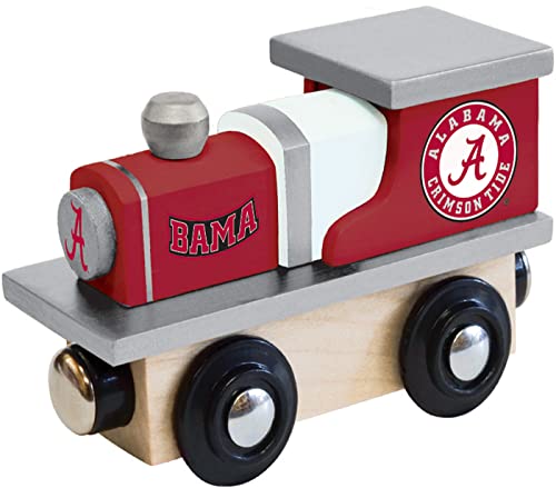 Image of MasterPieces NCAA Alabama Crimson Tide, Real Wood Toy Train Engine, For Ages 3+