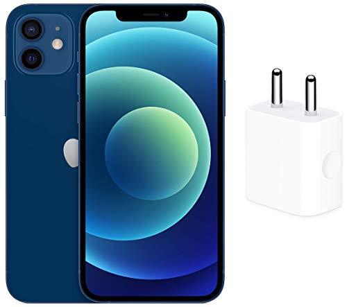 Image of Apple New iPhone 12 (256GB) - Blue 20W USB-C Power Adapter