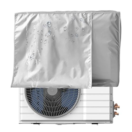 Fundas para AC de Ventana Exterior - Universal Antipolvo Ventilada Impermeable Antinieve,Protección Unidad Externa AC Ventana - para Hogar Residencia Apartamento Dormitorio Sala Hotel
