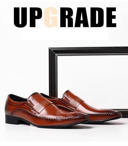Men's Dress Shoes Comfortable Slip on Formal Loafers for Weddings, Church, Office, Prom3