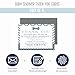 Paper Clever Party Bow Tie Baby Shower Thank You Cards with Envelopes - Blank Notes with Prefilled Message - Personalize for Boys’ Gifts - Blue and Grey Notecard Set - 15 Pack, 4x6 Printed