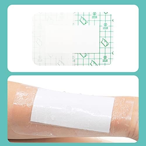 Waterproof Bandage, Large Clear Adhesive Dressing, 4 * 6inch 10pcs - Image 7
