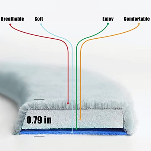 Ciwei Thick Toilet Seat Cover Pads - 3 Pairs Soft Non-Slip Plush Toilet Seat Cushion With 24 Pieces Of Magic Tape Washable And Reusable Bathroom Comfortable Padded Keep Warm（Grey） #TOP4