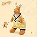 FunBase Plush Kangaroo with Yellow Martial Arts Outfit, Kangaroo Stuffed Animal, Plush Toys Ideal Present for Kids,Boys and Girls,12 Inch