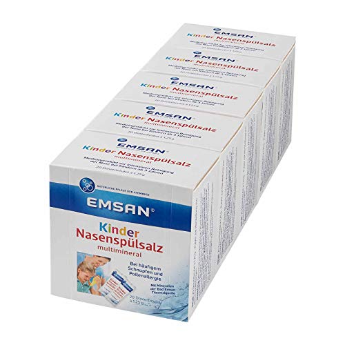 Preisvergleich Produktbild Emsan Kindernasenspülsalz multimineral, 5x20 Beutel