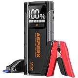 ASPERX AX4500 Jump Starter, 4500A Peak Car Jump Starter for Up to All Gas and 10.0L Diesel Engines,
