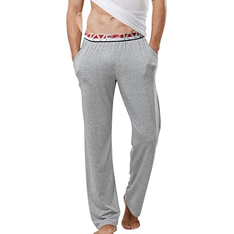 YAOMEI Hombre Pantalones de Pijama Cover
