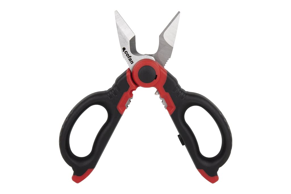 Tijeras Pelacables para Electricista Profesional | Medida de la Tijera 160 mm | Fabricada en Acero