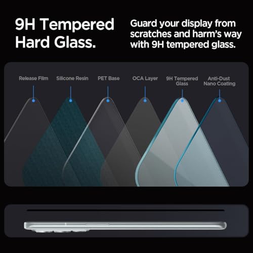 Image of Supershieldz NeoGuard HD+ Tempered Glass Screen Protector Guard for OnePlus 9rt 5G, 9H Hardness, Edge-to-Edge, Military Grade Protection, Easy Installation Kit