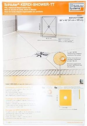 Schluter Kerdi 36-Inch x 48-Inch Center Shower Tray