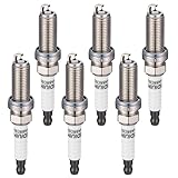 SYKRSS 96372 Iridium Platinum Spark Plugs 6 Pack - Compatible with Maserati Ghibli 2014-2020,