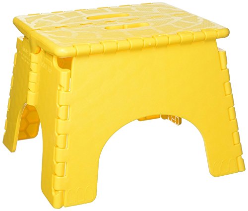 B&R Plastics 101-6Y-YELLOW EZ Foldz Step Stool