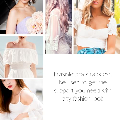 Invisible Bra Straps | 3 Pairs Clear Bra Straps Non-Slip Adjustable for Strapless Bra4