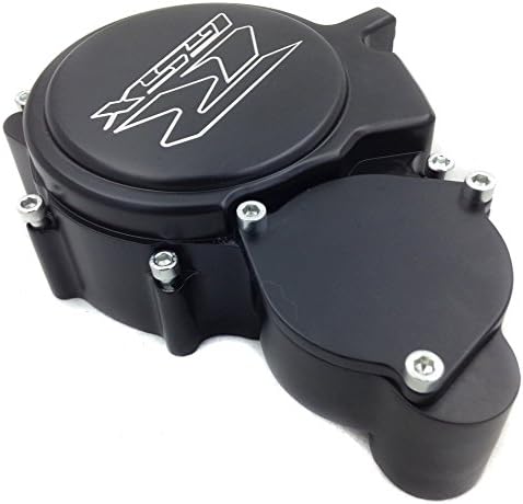 XKMT-Engine Stator Cover Compatible With Gsxr600/750 2006-2016 Black Left Side [B00YWCNDUQ]