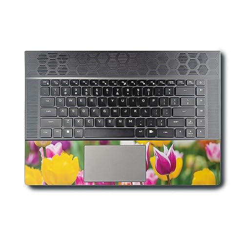 Image of MightySkins Skin Compatible with Alienware X16 R1 (2023) Full Wrap Kit - Field of Tulips | Protective, Durable, and Unique Vinyl Decal wrap Cover | Easy to Apply & Change Styles | Made in The USA