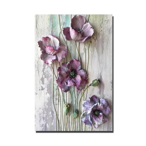 Affiche abstraite vintage florale pour sublimer votre salon ou chambre