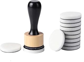 Brown Blending Tool, Art Supplies for Distressing Blending and More Control of Ink Placement Compact No More Inky Fingers, Round Ink Blending Tool, Versatile Inking Tools Drawing, Art Blenders