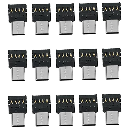 Speesy 15 unids Ultra Mini Type-C Adaptador USB-C A USB 2.0 OTG para Tablet Teléfono Móvil Y USB Y Disco Flash