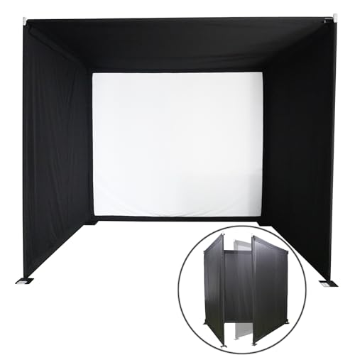Foldable Golf Enclosure Kit – Space-Saving Indoor Golf Simulator For Home