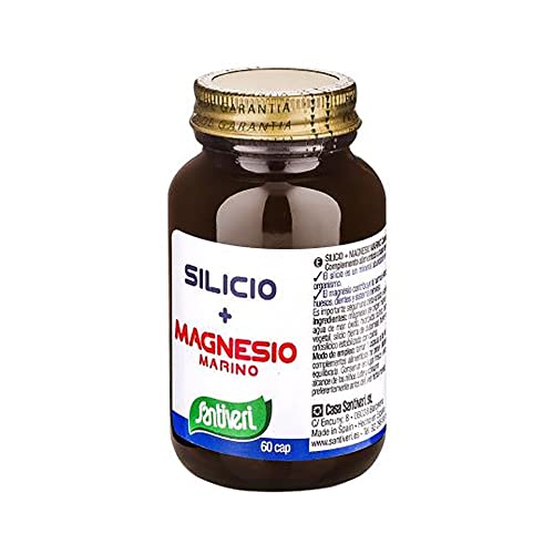 Santiveri - Silicio y Magnesio Marina Alimento Suplemento Cápsulas - 60 Cápsulas